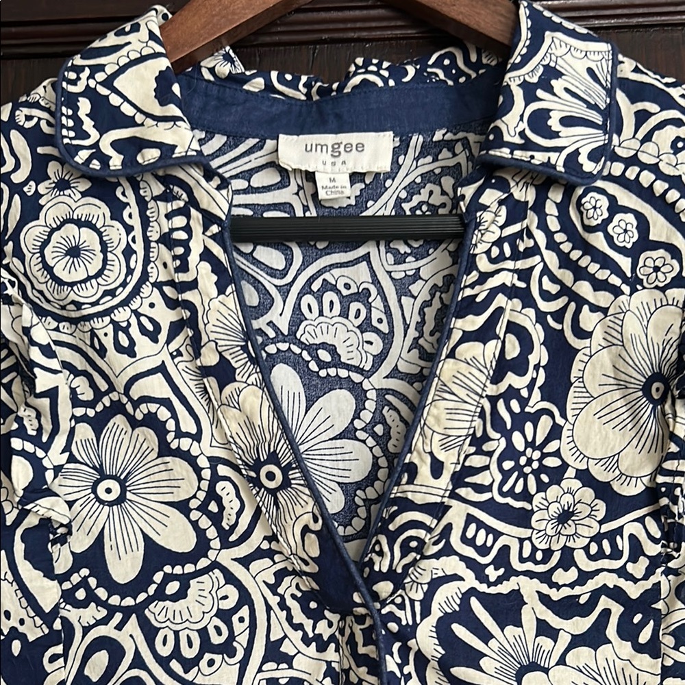 Umgee Black and White Midi Sundress with Flutter Sleeves - Picture 4 of 8